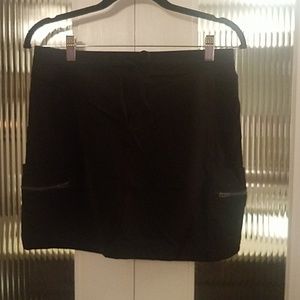 Black activewear skort